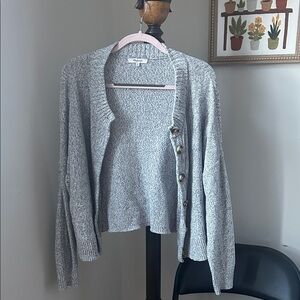 Madewell Light Gray Women's Cardigan XL